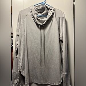 Athleta Gray Hooded Sweatshirt